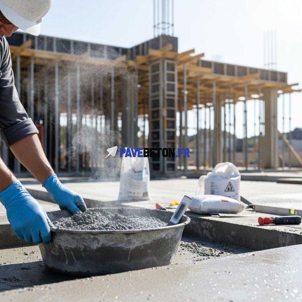 Comment réaliser un béton à prise rapide sans compromettre la résistance?