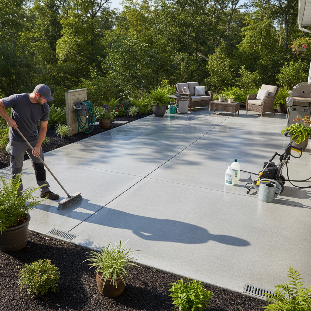 Quelles sont les meilleures pratiques pour entretenir une dalle en béton extérieure?