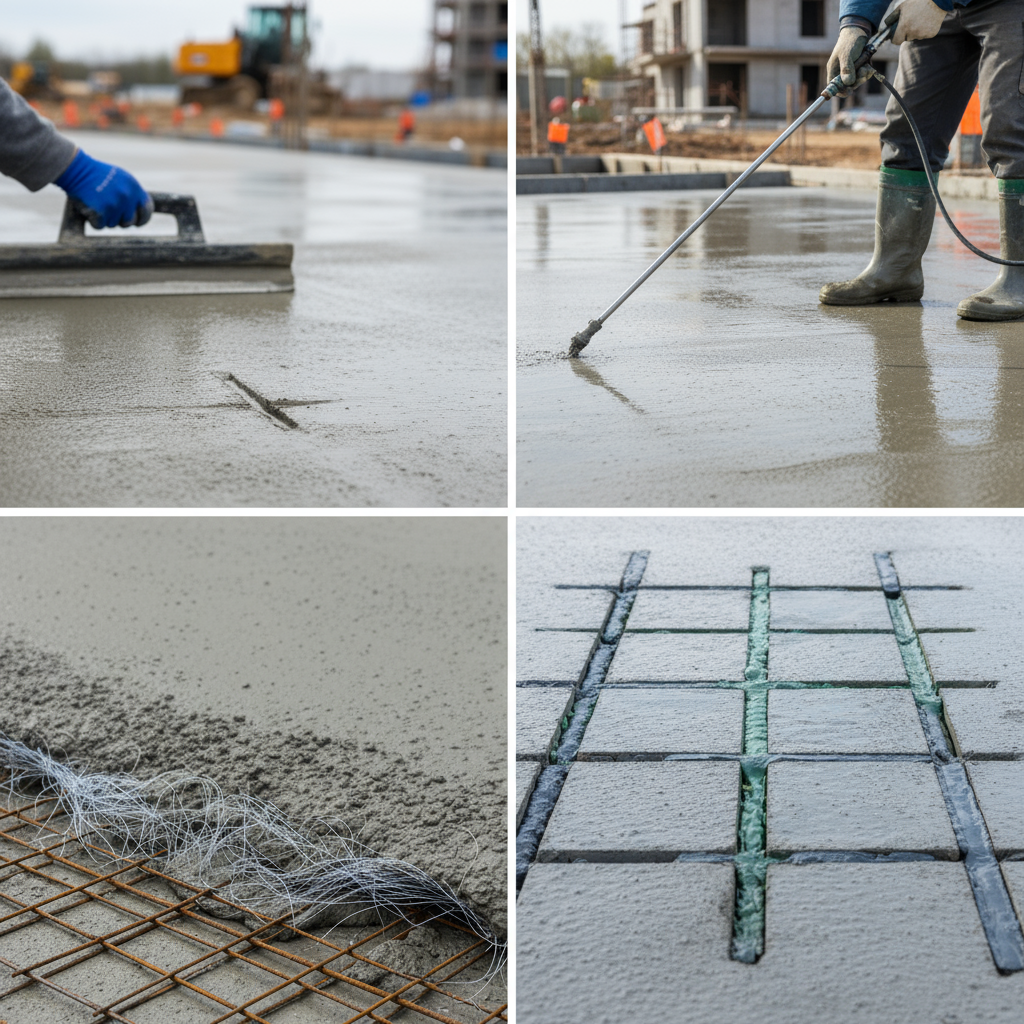 Quelles sont les méthodes pour réduire la fissuration du béton en surface?