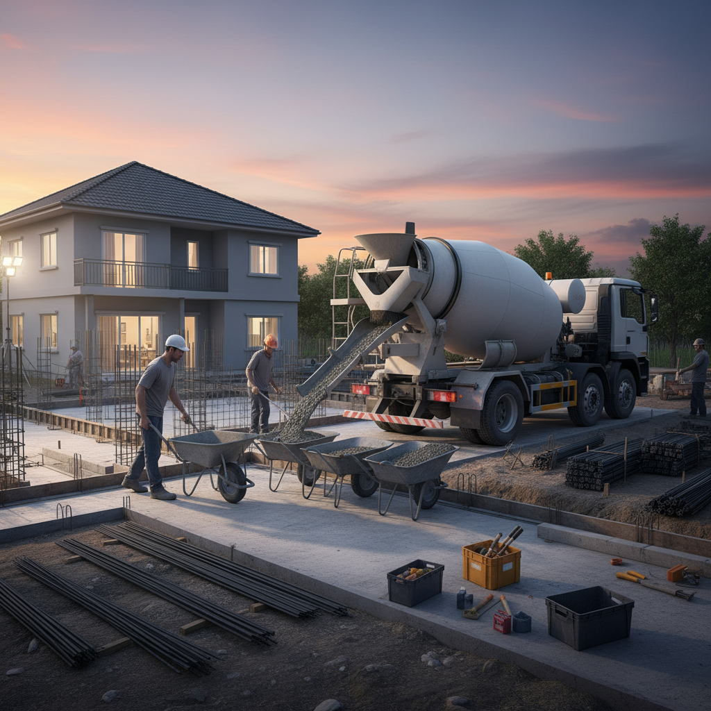 Quels sont les avantages du béton prêt à l’emploi pour les petits chantiers?