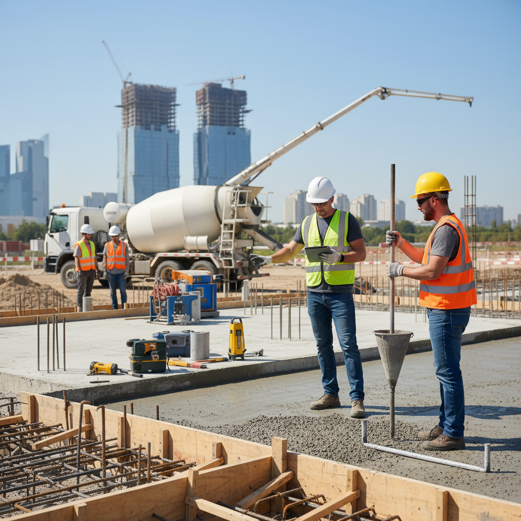 Quels sont les processus d’inspection qualité sur un chantier de béton?