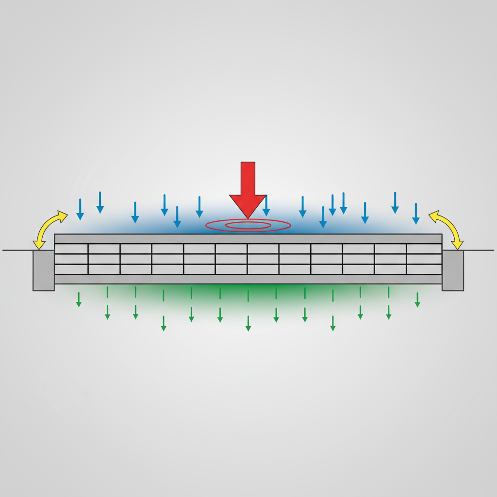 Comment calculer les charges supportées par une dalle en béton ?