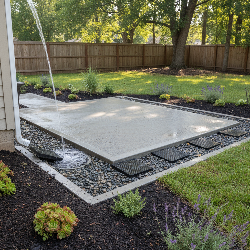 Comment limiter l’impact des eaux de ruissellement sur une dalle en béton?