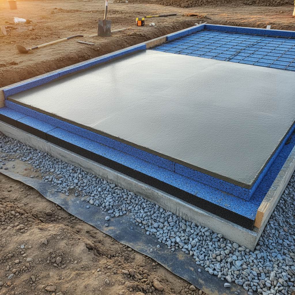 Comment poser une dalle en béton isolée phoniquement?