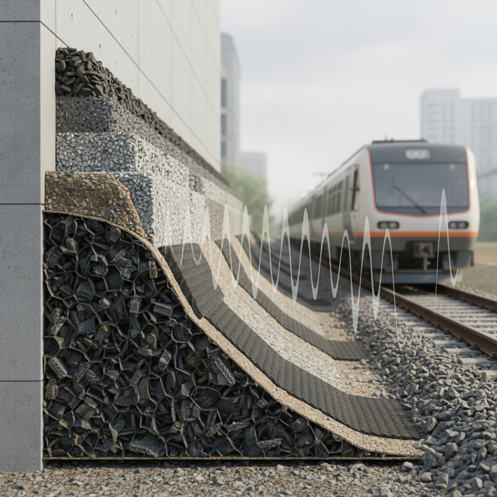 Comment réaliser un béton antibruit pour les constructions proches des voies ferrées?