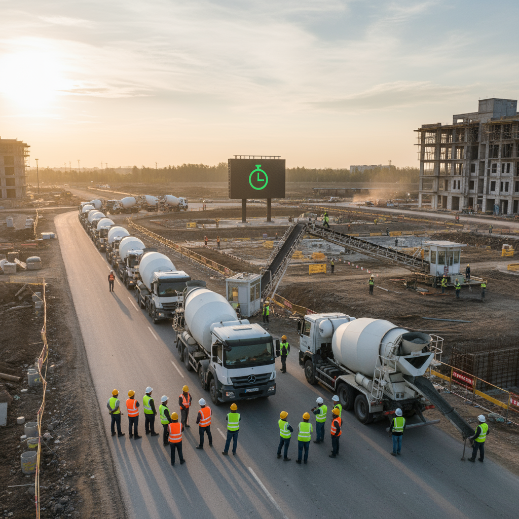 Quelles sont les bonnes pratiques pour assurer une livraison rapide de béton?