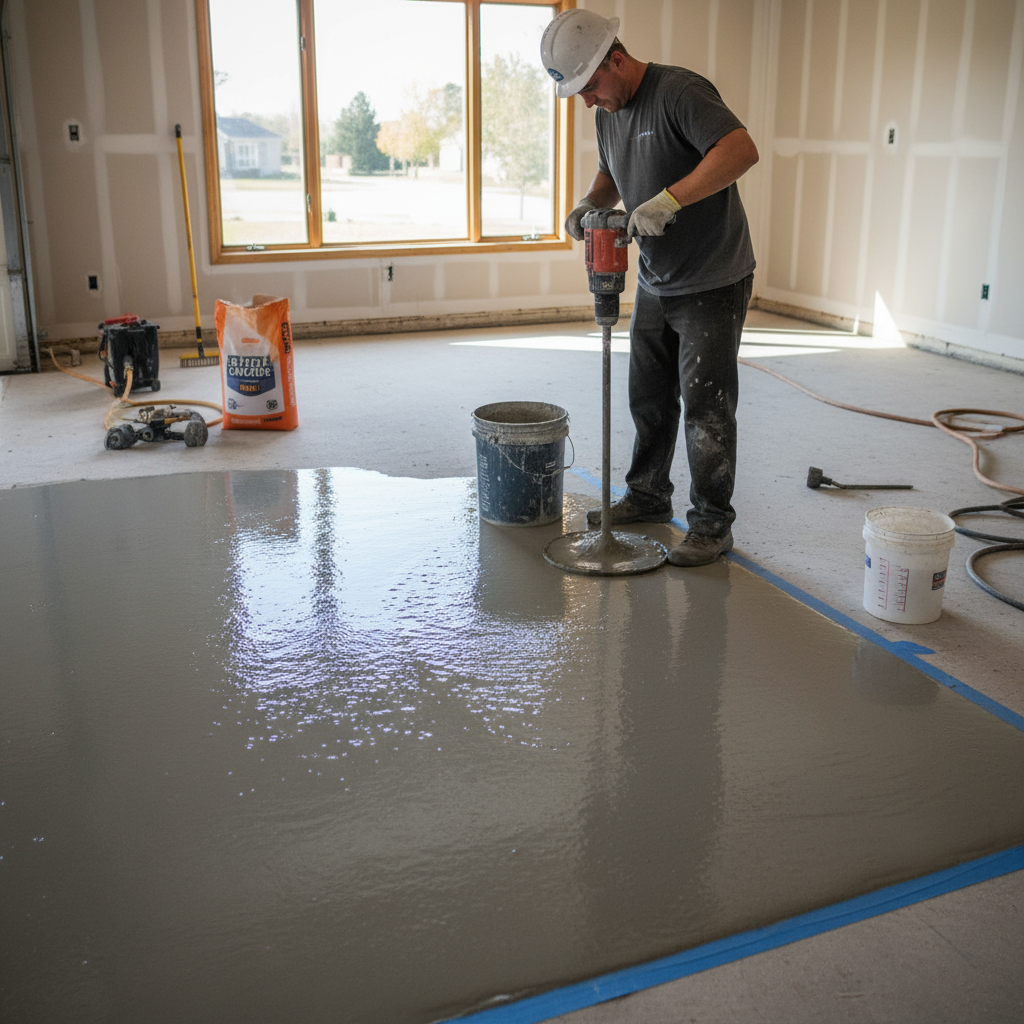 Quelles sont les étapes pour réaliser un béton autonivelant?