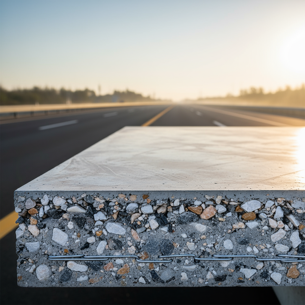 Quelles sont les particularités du béton utilisé pour les infrastructures routières?