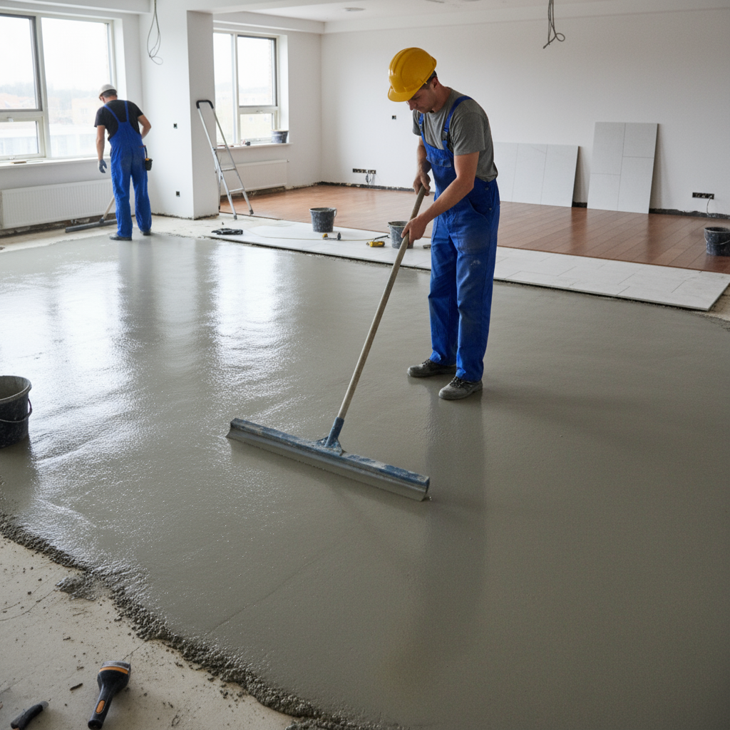 Quels sont les avantages des bétons autonivelants dans les travaux de rénovation?