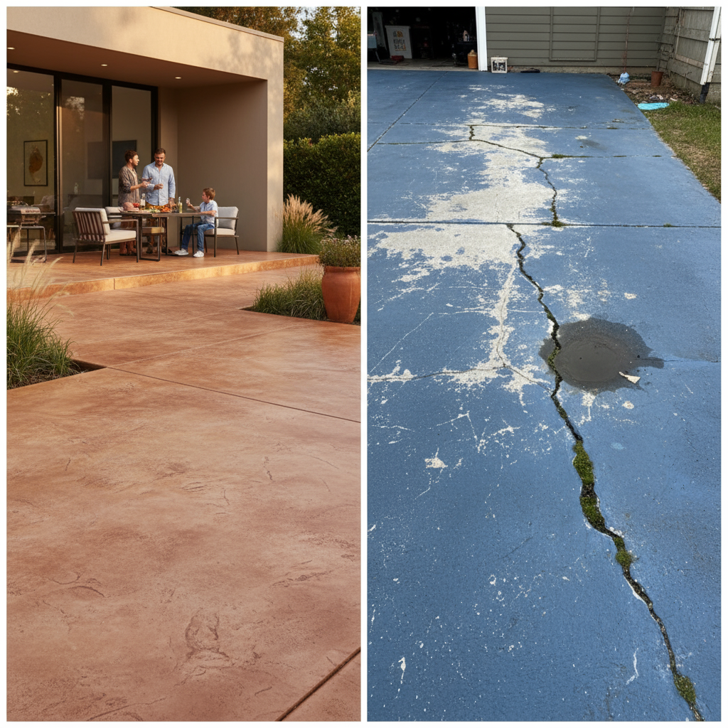 Quels sont les avantages et limites des bétons colorés?