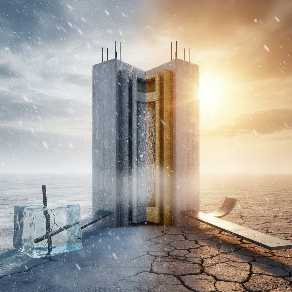 Quels sont les critères pour choisir un béton adapté aux conditions climatiques extrêmes?