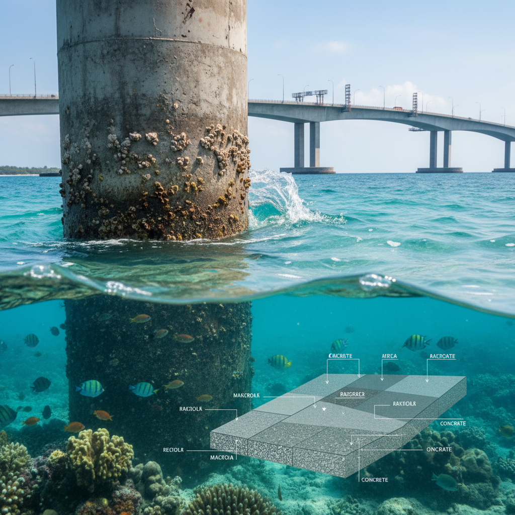 Quels sont les critères pour choisir un béton adapté aux ouvrages en milieu marin?