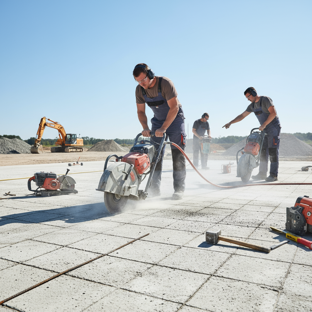 Quels sont les meilleurs moyens de découper une dalle en béton?