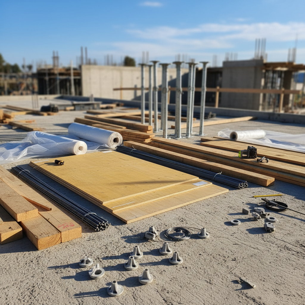 Quels sont les matériaux indispensables pour le coffrage d’une dalle mince?