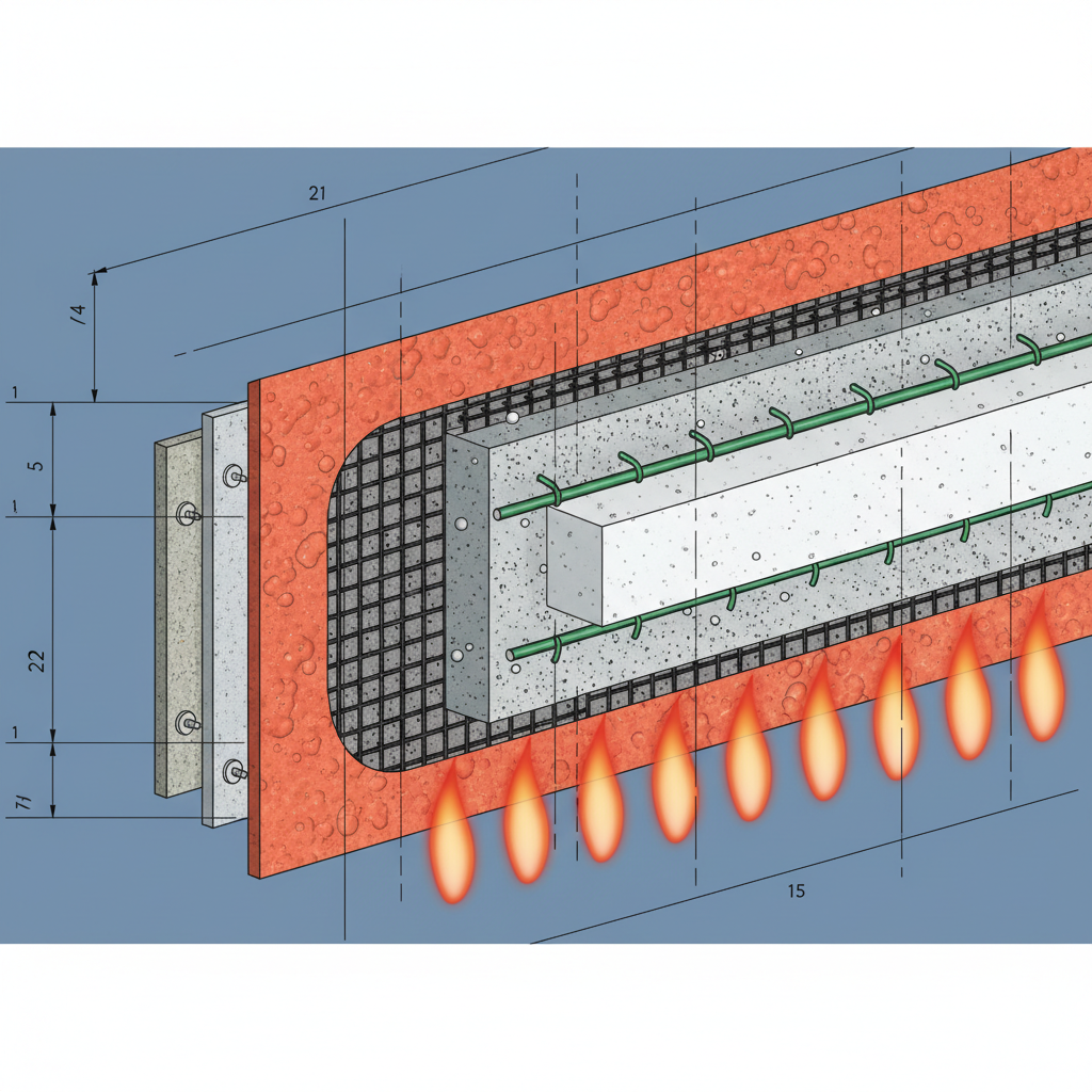 Comment améliorer la résistance au feu d’une structure en béton?