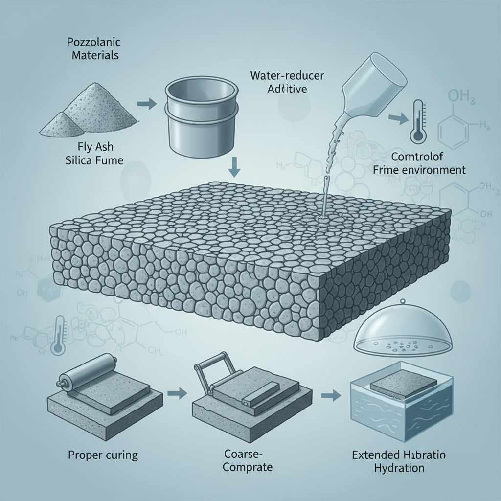 Comment réaliser un béton à faible perméabilité?