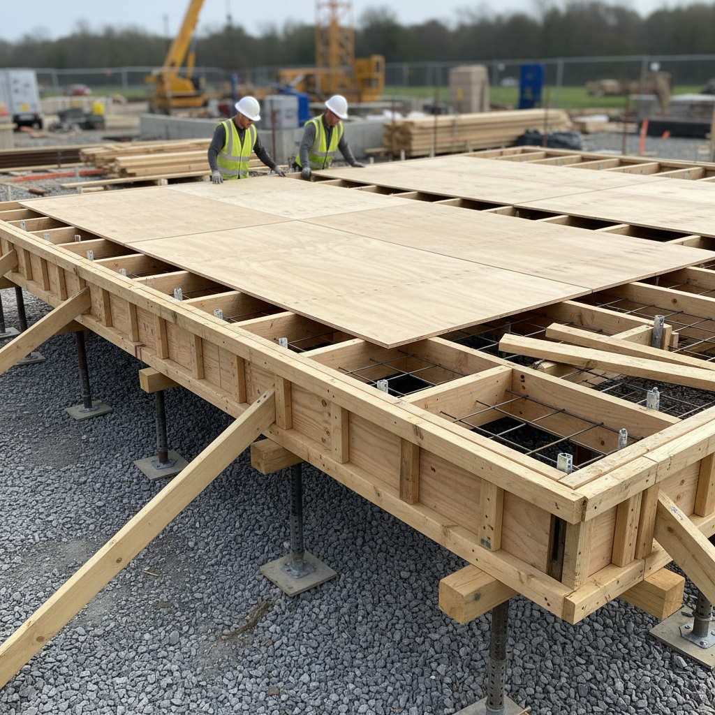 Comment réaliser un coffrage pour une dalle de faible épaisseur?