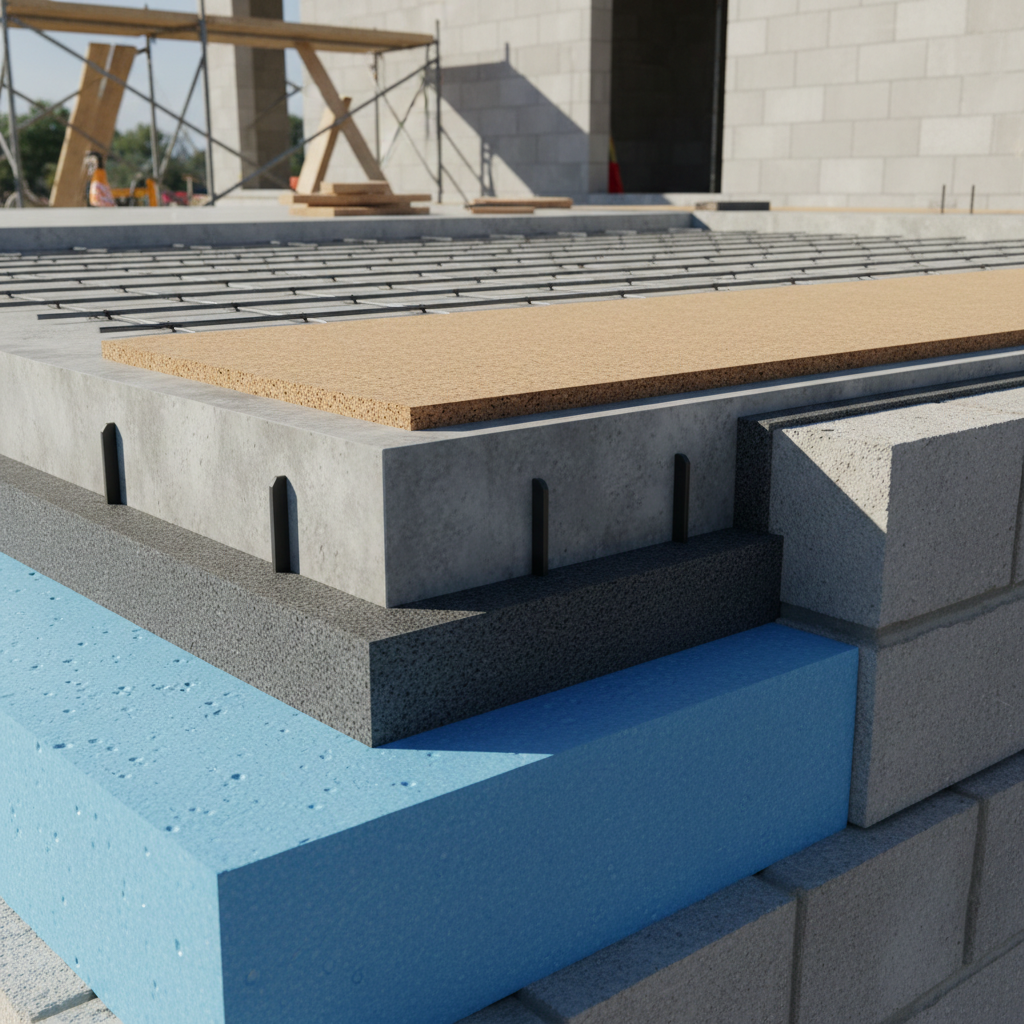 Comment réduire le pont thermique lors de la construction d’une dalle en béton?