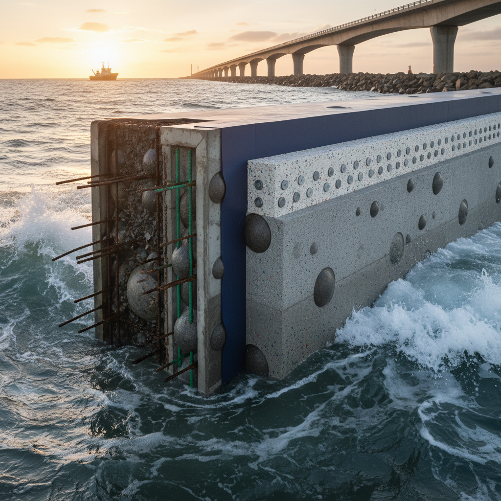 Quelles mesures prendre pour garantir la durabilité du béton en milieu salin?
