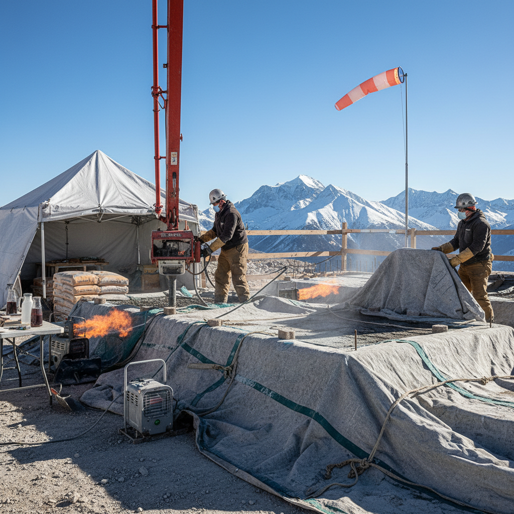 Quelles sont les précautions à prendre lors du bétonnage en altitude?