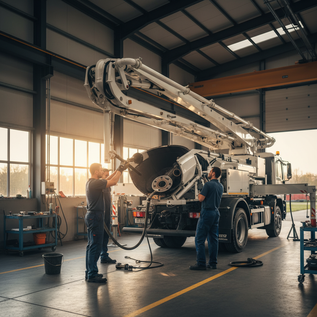 Comment bien entretenir une pompe à béton?