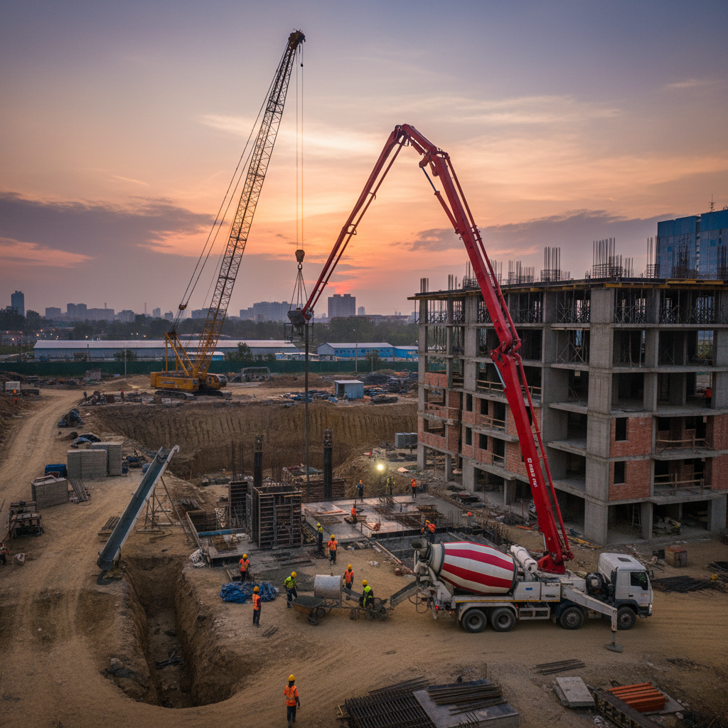 Comment choisir le mode de livraison du béton en fonction du chantier?