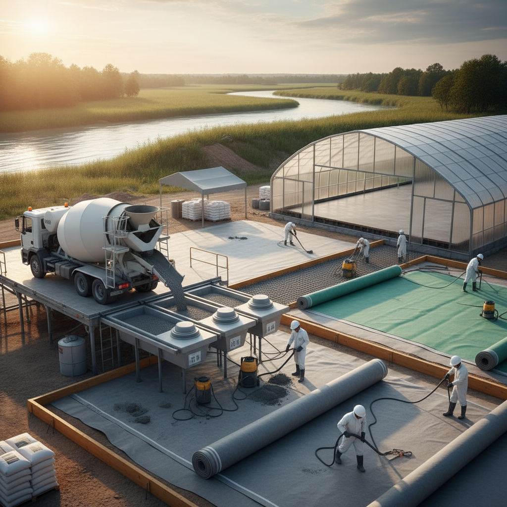 Comment éviter la contamination du béton par des substances nuisibles?