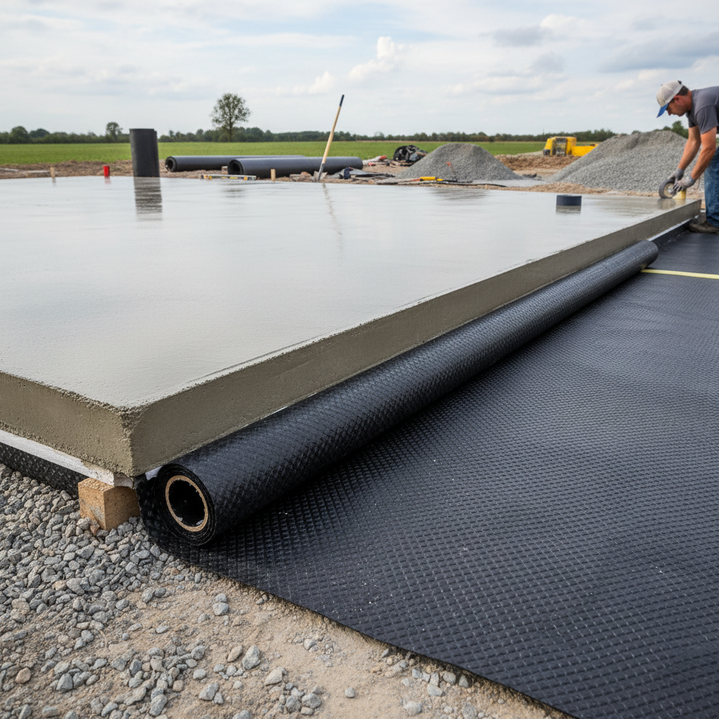 Comment éviter les problèmes d’humidité sous une dalle en béton récente?