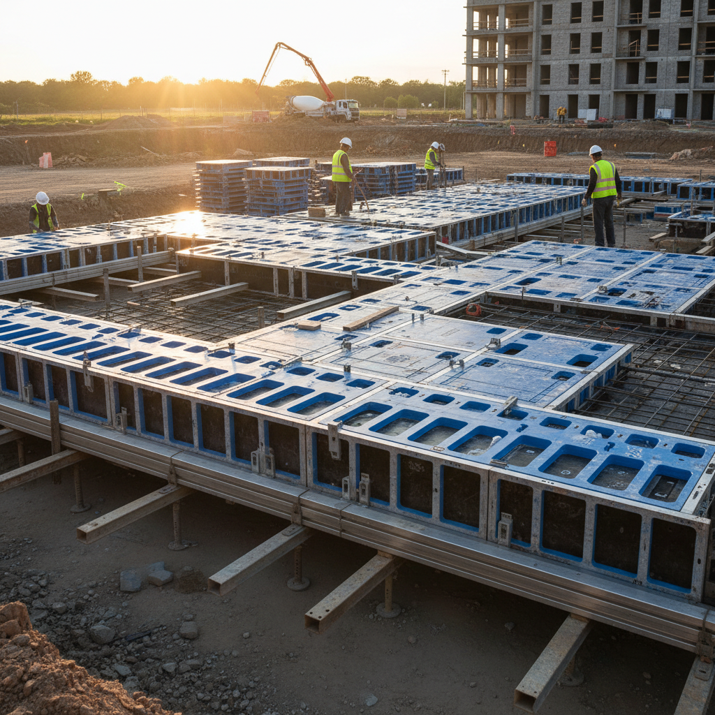 Comment réaliser un coffrage modulaire pour une dalle en béton ?