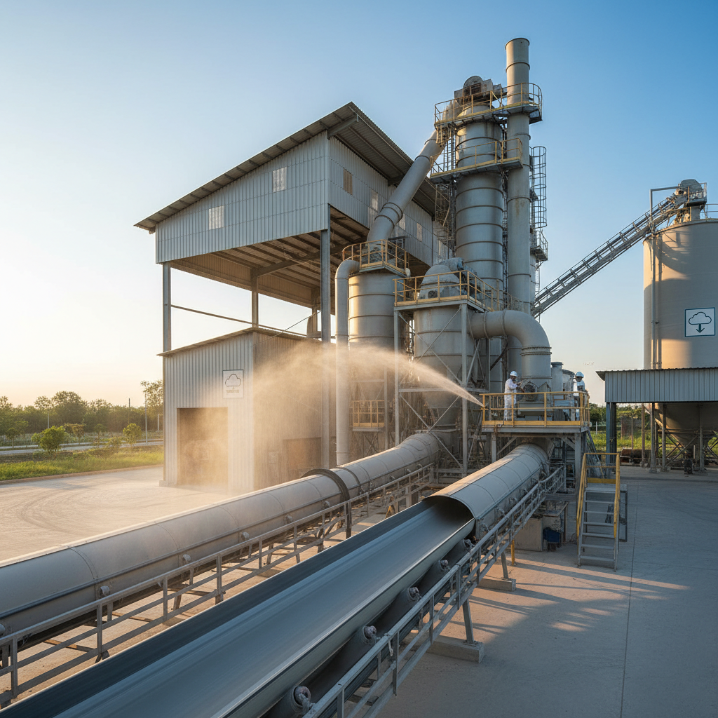 Comment réduire les émissions de poussière lors de la manipulation du ciment?