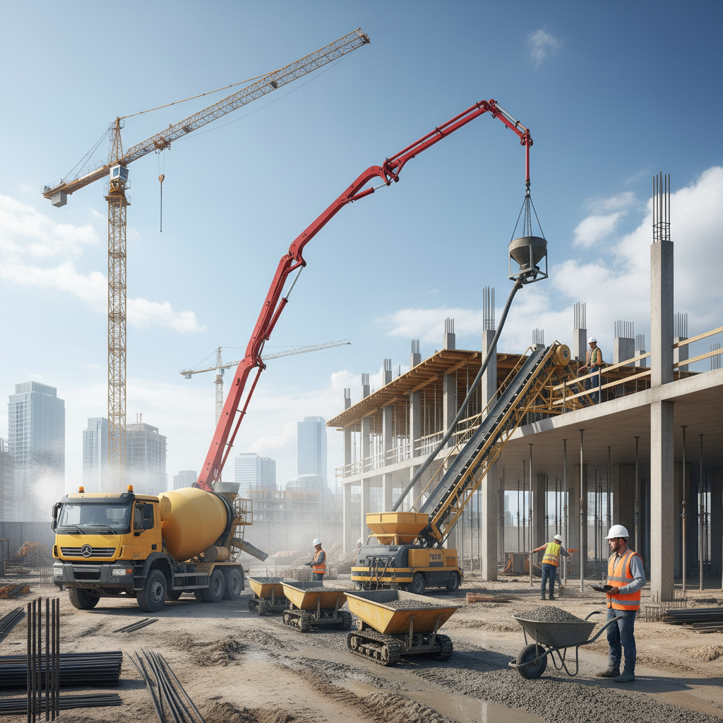 Quelles sont les bonnes pratiques pour le transport du béton sur chantier?