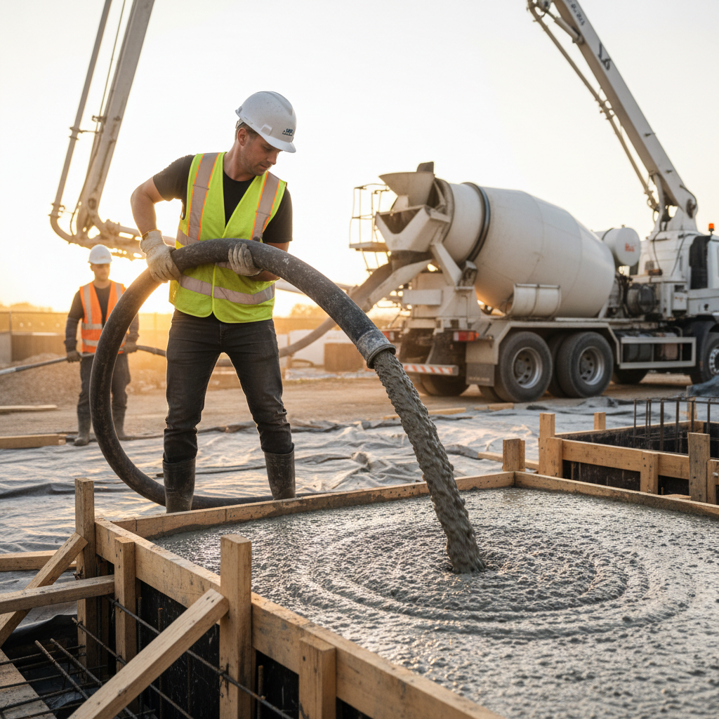 Quelles sont les étapes pour couler un béton à haute fluidité?