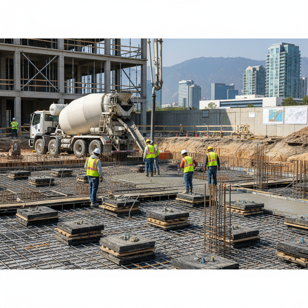 Quelles sont les précautions à prendre pour couler du béton dans une zone sismique?