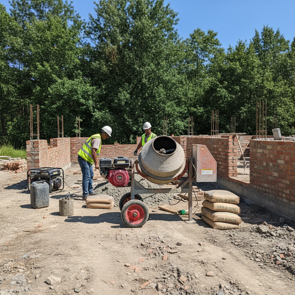 Quels sont les avantages d’une bétonnière thermique sur les petits chantiers?