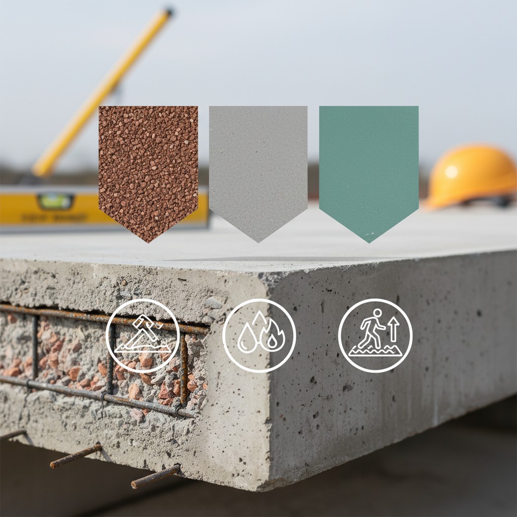 Quels sont les critères de choix d’une couche de roulement sur une dalle en béton?