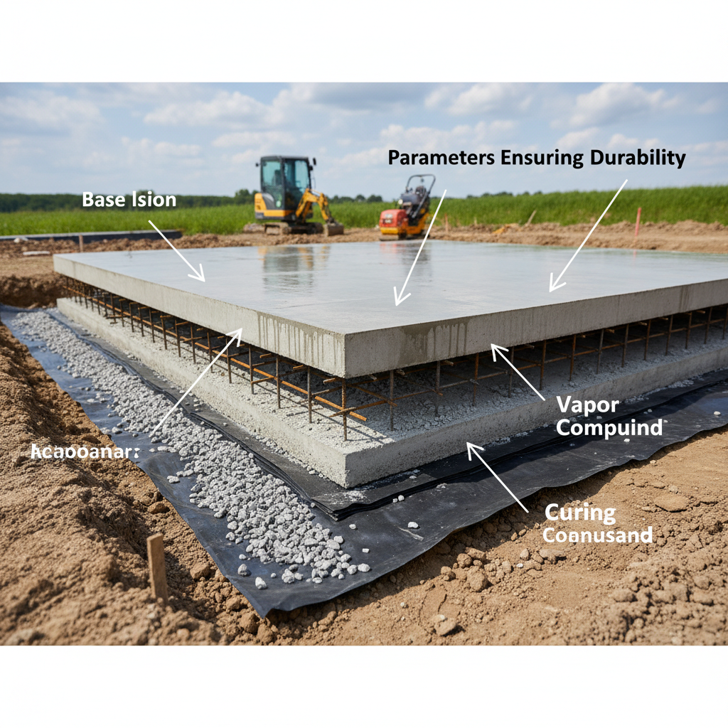 Quels sont les paramètres permettant d’assurer la pérennité d’une dalle en béton?