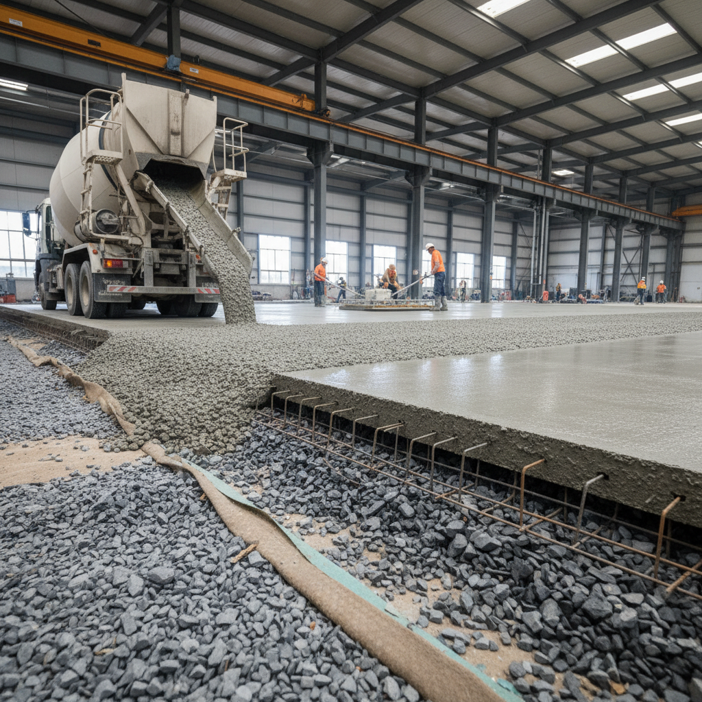 Comment doser un béton pour les sols industriels lourds?